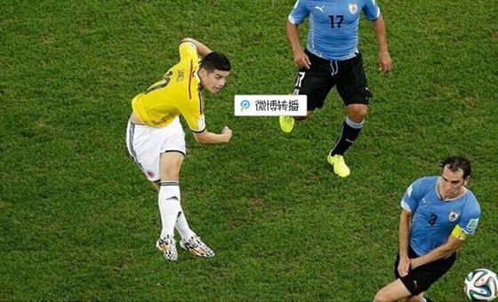 FIFA官方公布世界杯最佳球 J羅凌空斬當選