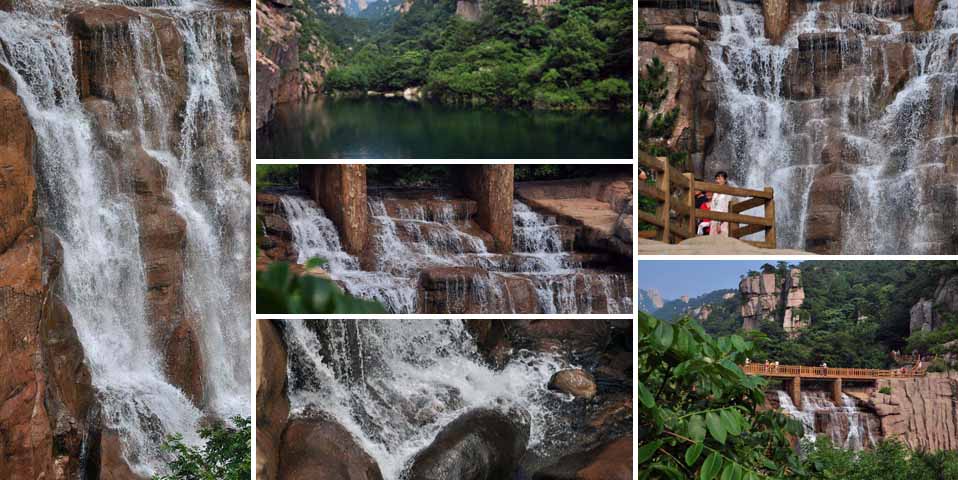 高清：雨后北九水飛瀑漣漣 清涼宜人