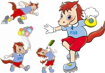 啤酒節(jié)吉祥物“奔?jí)簟泵让葒} 啤酒節(jié)吉祥物“奔?jí)簟泵让葒}