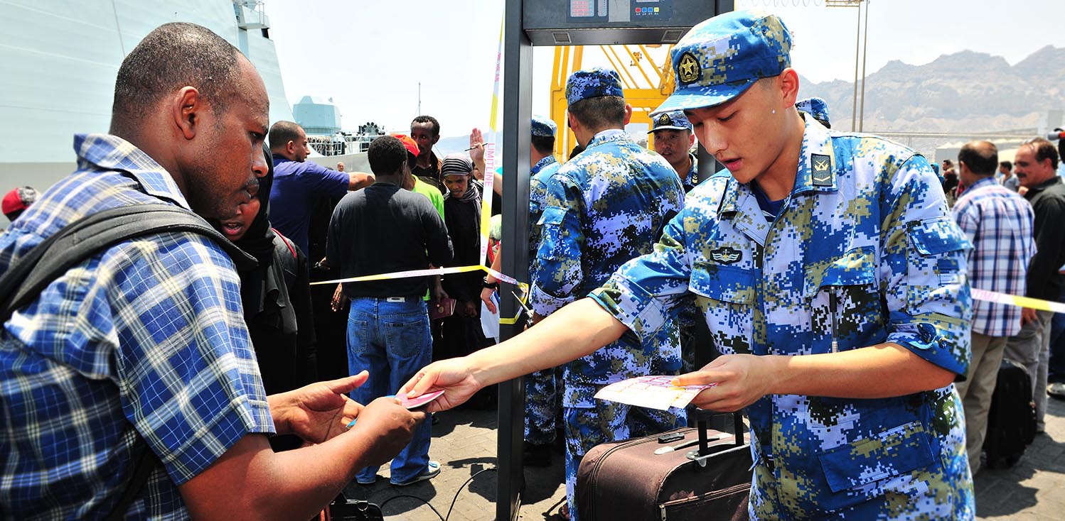 北海艦隊(duì)首次實(shí)施撤離外國(guó)公民國(guó)際救援行動(dòng)