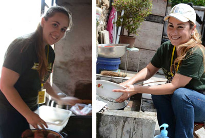 首批外籍志愿者探望大崮村空巢老人