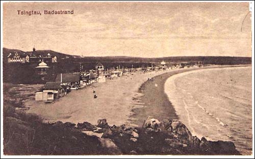 青島海水浴場老照片