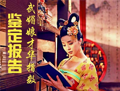 武媚娘才華指數(shù)鑒定報告