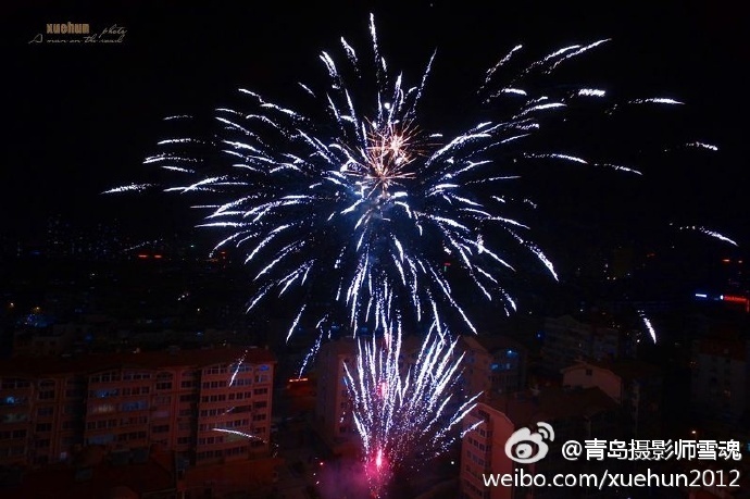 火树银花不夜天!青岛这场烟花秀惊艳了夜空