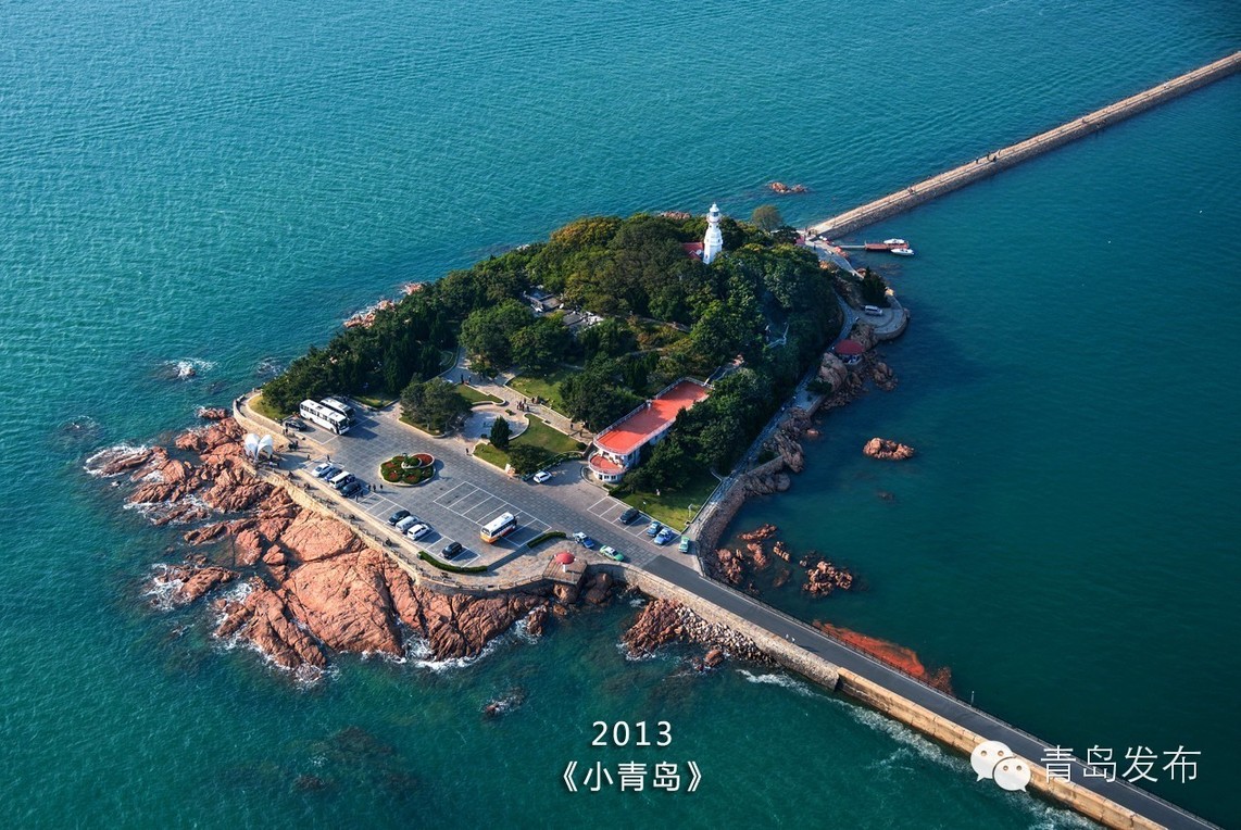 从市区沿海一线自西向东,俯瞰不一样的胶州湾,团岛湾,青岛湾,汇泉湾