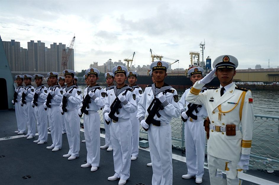 組圖中國海軍第十九批護航編隊光榮凱旋