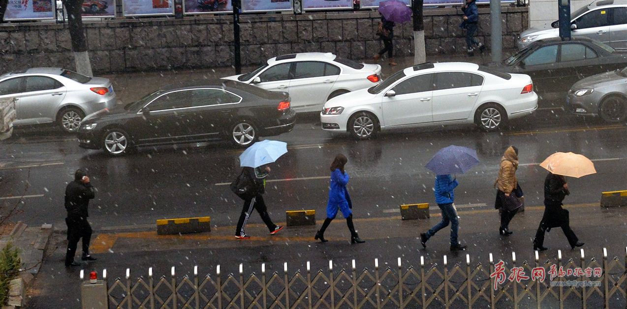 春寒料峭新春雨夹雪不期而至