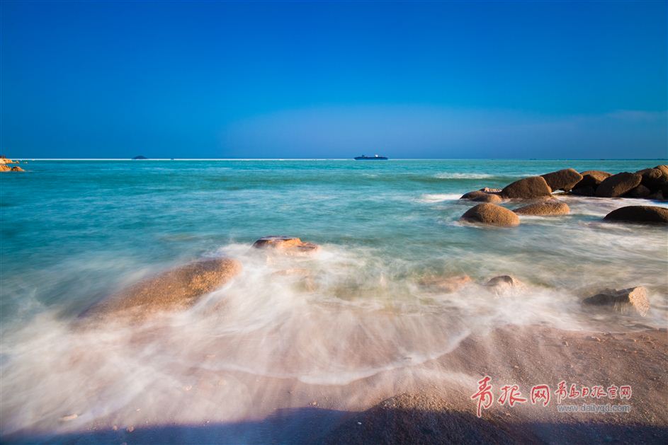 青岛大海美炸天网友实拍麦岛附近海景如梦似幻