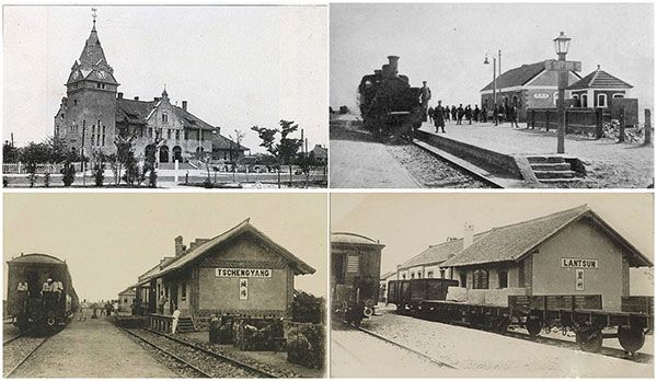 珍贵老照片系列:百年胶济铁路青岛段老站