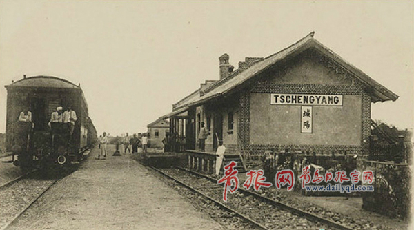 珍贵老照片系列百年胶济铁路青岛段老站