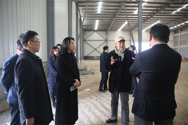 山东航空产业协会理事长孙德汉来加工区考察