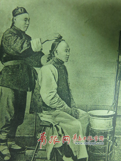 揭秘青岛开埠初期的街边剃头匠(组图) 青报网-青岛日报官网