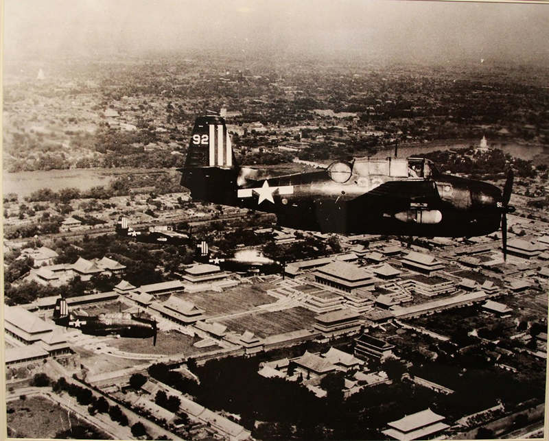 老照片:1945年美军航拍青岛