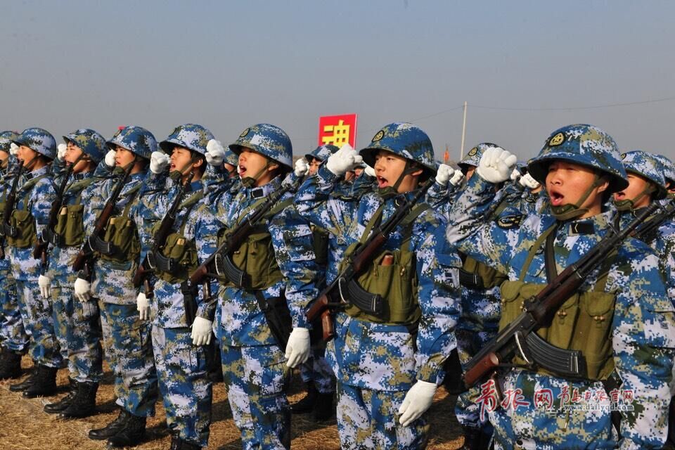 北海舰队2015年新兵授衔