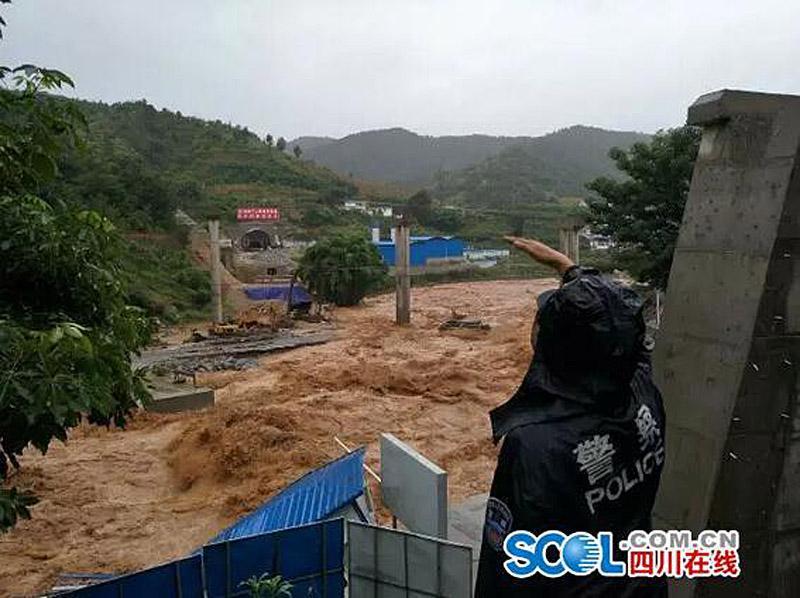 四川攀枝花遭遇暴雨襲擊已致6人死亡11人失蹤