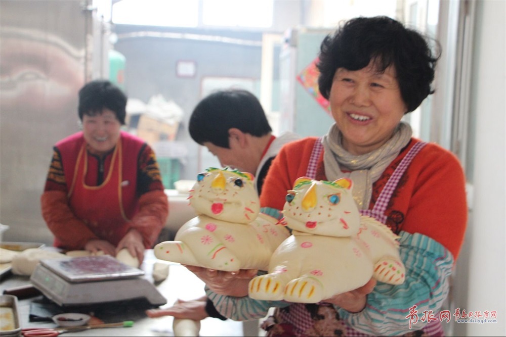 即墨田横大馒头渔家新春好礼出国门