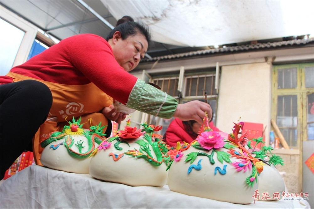 即墨田横大馒头渔家新春好礼出国门