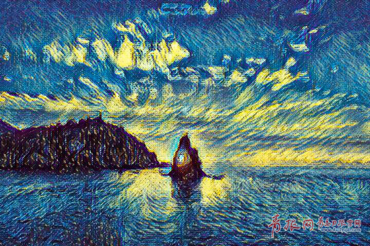 当梵高遇上青岛这样的美景你见过吗