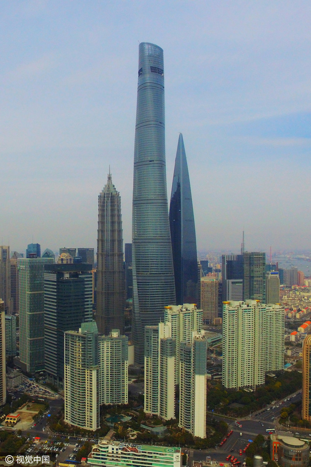 组图:中国第一高楼上海中心完工 全球十大高楼长这样