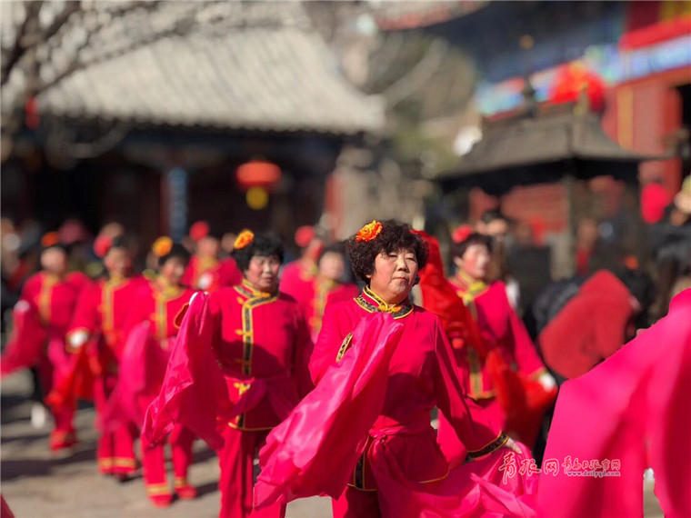 喜庆热闹华严寺庙会开幕旺福游受热捧