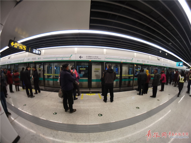 今天,青岛地铁13号线开始试乘!